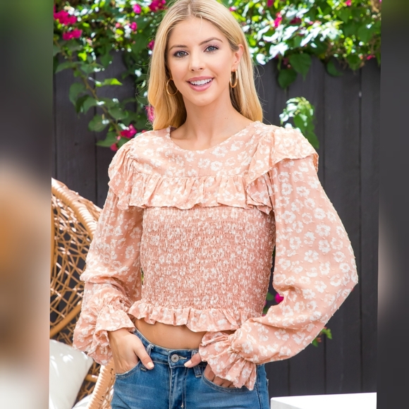 Cropped Leopard Print Blouse - Picture 2 of 6